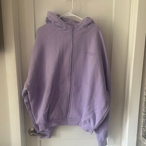 Lavender Comfrt zip-up Hoodie